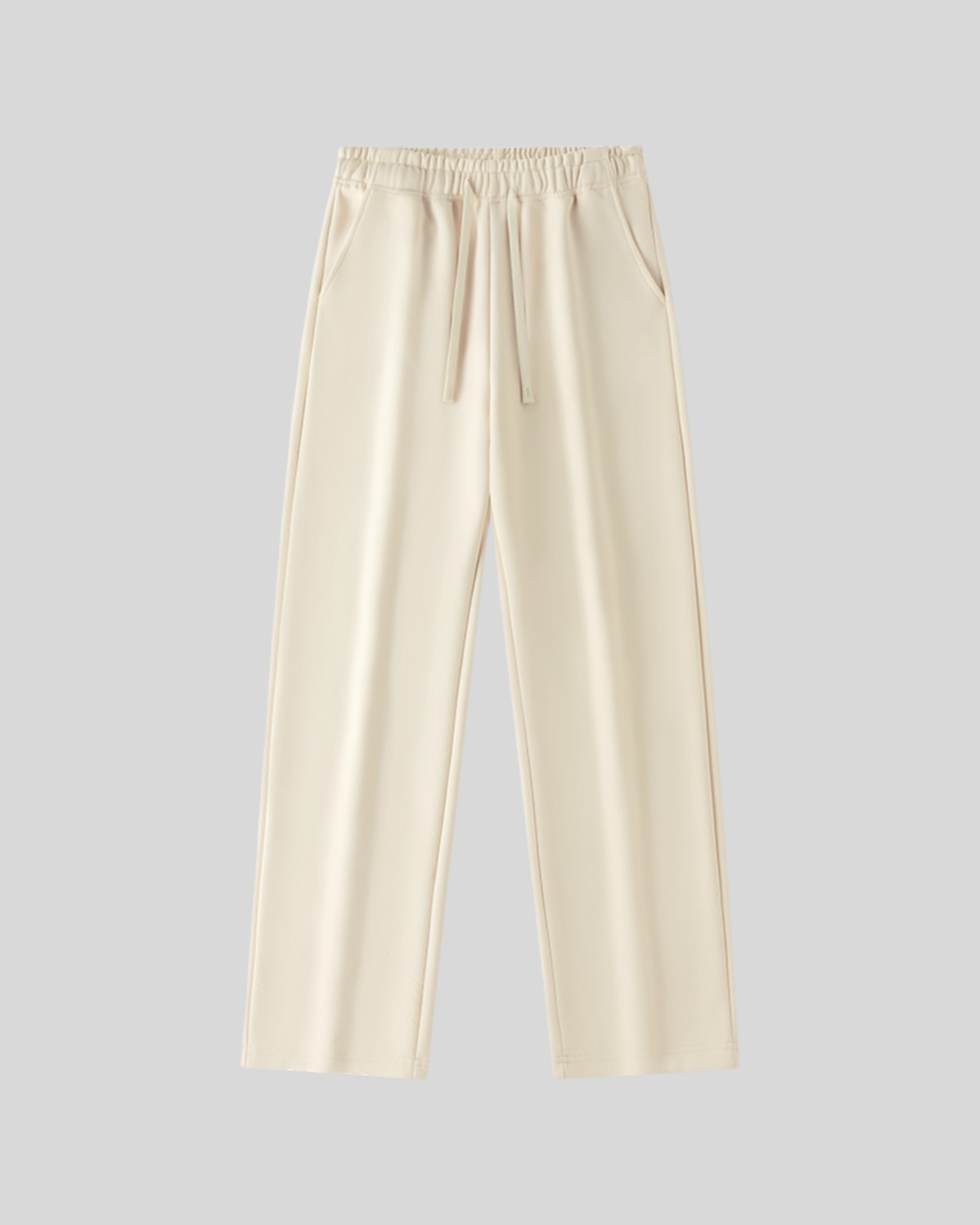 Uncuffed Jogger - Beige